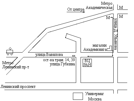 черно-белая схема проезда